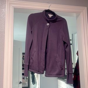Christopher and banks purple cardigan